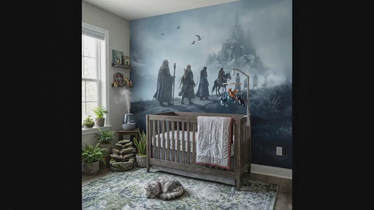Epic Fantasy Mural, Fellowship Wallpaper