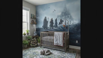 Epic Fantasy Mural, Fellowship Wallpaper