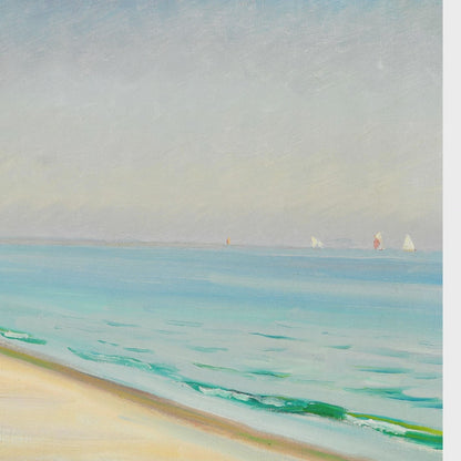 Minimalist Ocean Horizon Wallpaper printed on self adhesive peel and stick vinyl