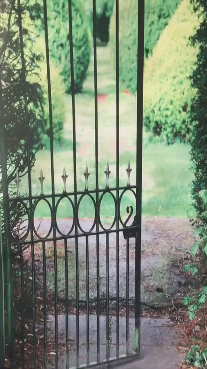 Garden Archway - Door Mural  | 3D Botanical Landscape | Single Piece