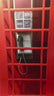 London Telephone Box door sticker mural, self-adhesive, single piece ...
