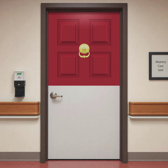Memory Care Door Wayfinding Decals