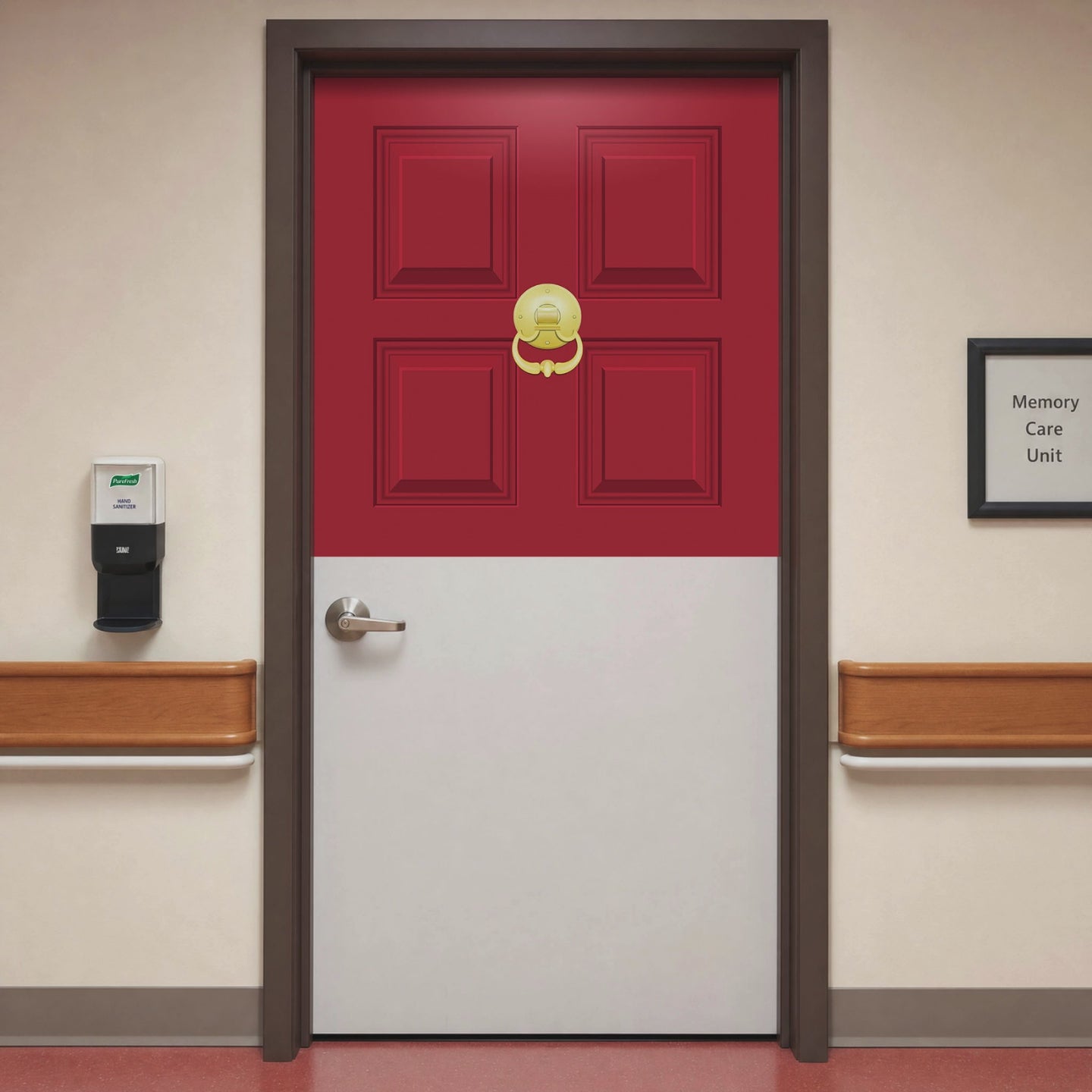 Memory Care Door Wayfinding Decals