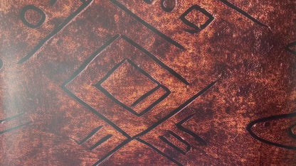 Southwestern Door Sticker Rustic Ethnic Geometric Vinyl Wrap