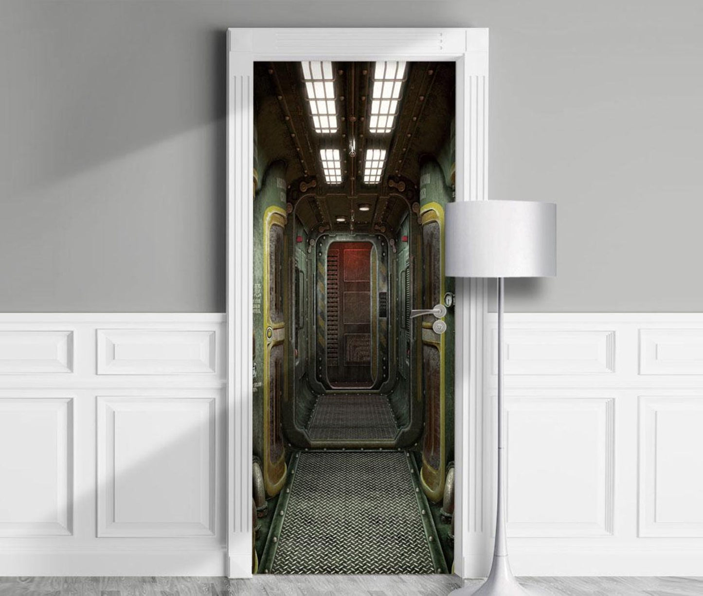 Door cover sticker