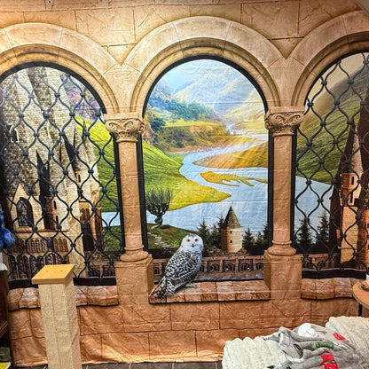 Castle Wall Mural - Sticky Decal, Wallpaper or Tapestry
