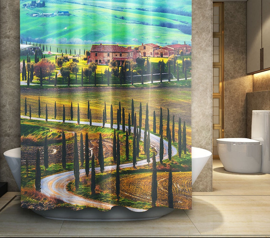 Tuscan Landscape Shower Curtain