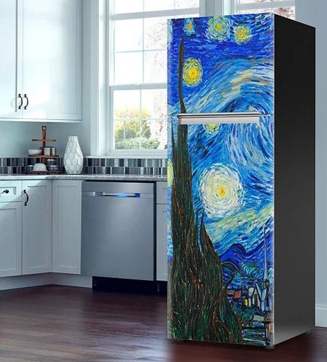 Fridge Wrap - Van Gogh Starry Night