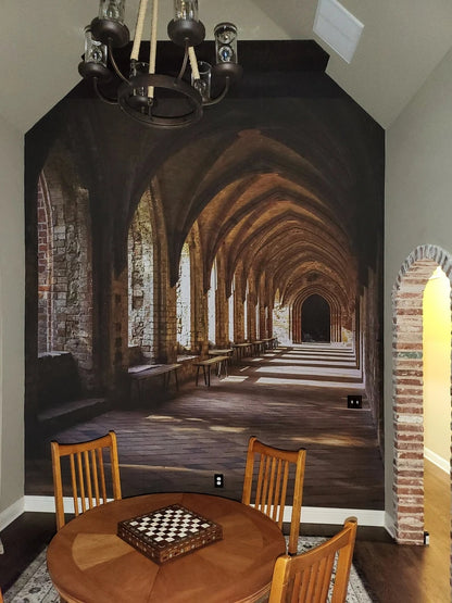 Gothic Castle Wall Mural Decal, Wallpaper or Tapestry