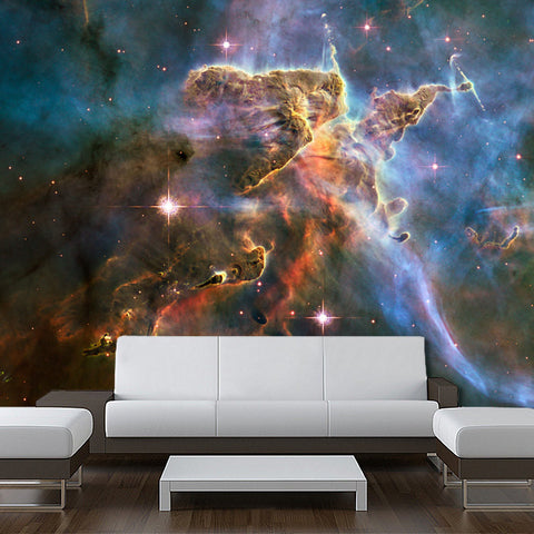 Wall Sticker MURAL space blue stars galaxy night sky decole poster - Pulaton stickers and posters
 - 1