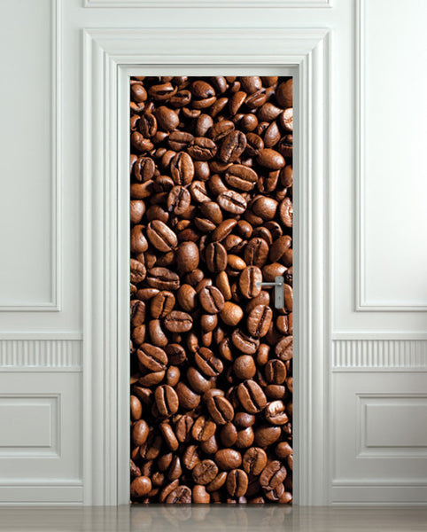 Door STICKER coffee, cafe, turk mural decole film self-adhesive poster 30"x79"(77x200 cm) - Pulaton stickers and posters
 - 1