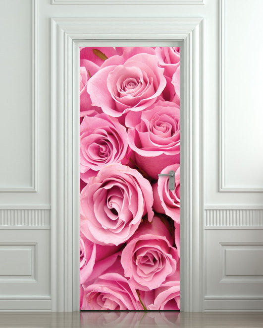 Door STICKER rose st. valentines day mural decole film self-adhesive poster 30"x79"(77x200 cm) - Pulaton stickers and posters
 - 1